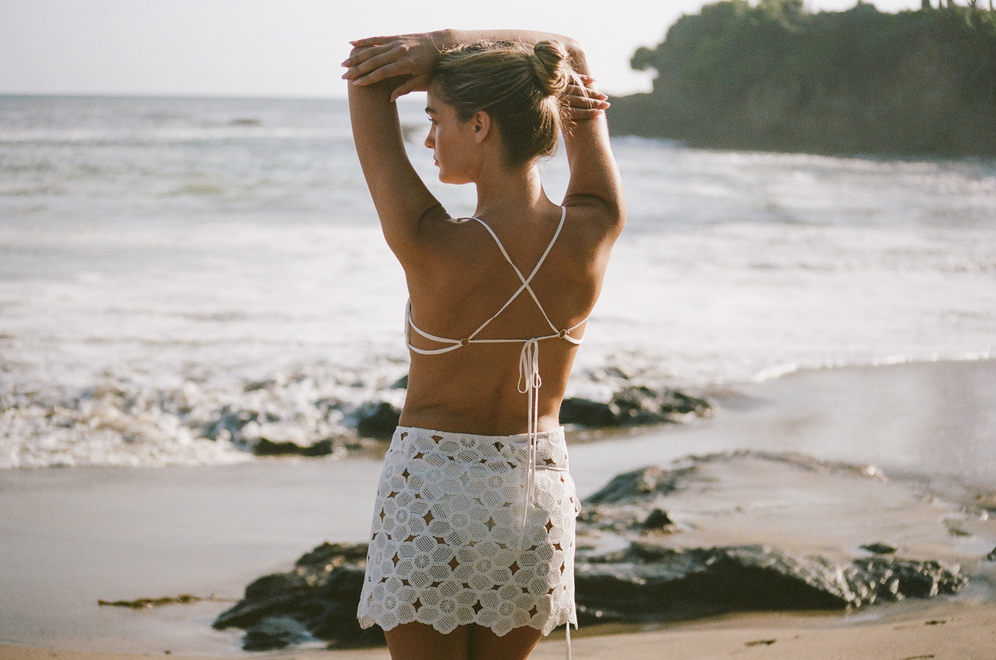 Serenade Wrap Skirt Seashell