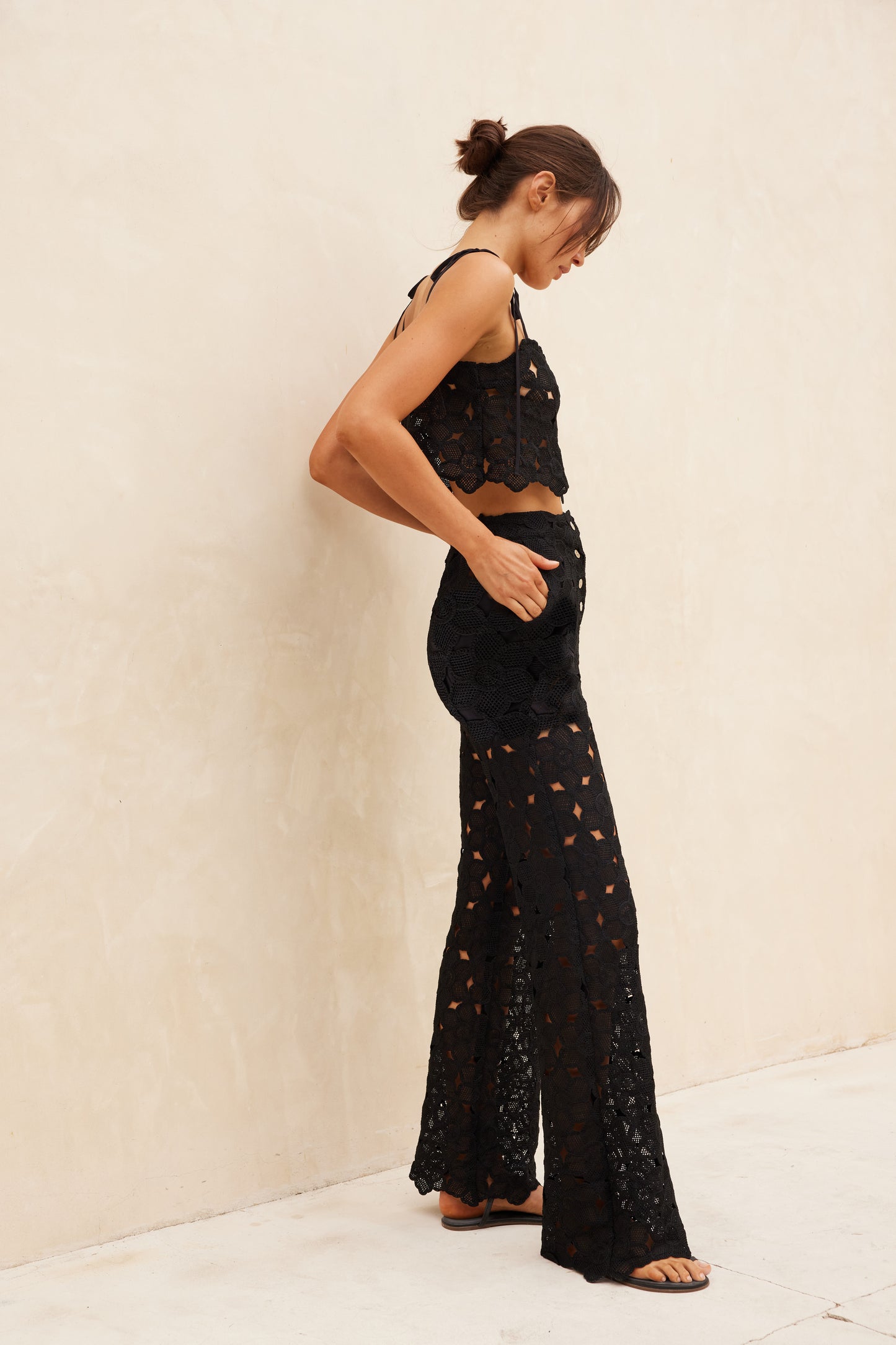 Crystal Cove Cami Black